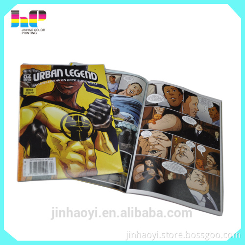 wholesale professional comic book printing service in China